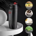 thumbnail image 5 of Coffee Thermos with Temperature Display, Stainless Steel Water Bottle for Hot Drinks, Portable Vacuum Insulated Travel Mug for Home, Car, Office, 5 of 5
