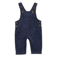 thumbnail image 2 of Kiapeise Baby Boys Suspender Pants with Buttons, Loose Fit Solid Color Trousers with Pockets, Toddler Adjustable Buckle Outfit, 2 of 6
