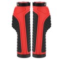 thumbnail image 5 of 1 par de empuñaduras antideslizantes de goma para manillar de bicicleta de montaña (negro y rojo), 5 of 5