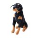 thumbnail image 2 of Estatua de perro de juguete de simulación, adorno de pie, modelo de perro, juguete de peluche decorativo 30cmx23cm, 2 of 9