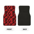 thumbnail image 2 of Lsque Tapis de Sol Imprimé Cartes à Jouer 4 Pcs, Doublures en Caoutchouc Résistantes, Design Antidérapant, Protection Automobile Toutes Saisons, Véhicules, Voitures, Camions et SUV, 2 of 7