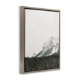 thumbnail image 3 of Stupell Industries Traditional Distant Snowy Peaks Brown Floating Frame Canvas Art, 17 x 21, by Justine Milton, 3 of 8