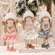 thumbnail image 2 of Pink Lace Skirt Plush Cute Angel Girl Doll Handmade Crafts Pendant Christmas Tree Hanging Ornaments New Year 2022 Xmas Gift Toy, 2 of 5