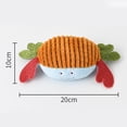 thumbnail image 6 of NIBOLOG Dog Chew Toy Bite Resistant Relieve Boredom Crab Shape Built-in Sounder Animal Plush Toy for Entertainment, 6 of 8