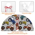 thumbnail image 4 of Sikiie Color Tractor 30-48 inches {designName} Print Christmas Tree Skirt Snowman Xmas Tree Skirt with Edge Christmas Decorations for Holiday Party36", 4 of 7