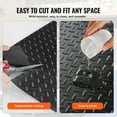 thumbnail image 6 of CAFORKP 3mm x 4ft x 8ft Black SBR Rubber Mat, Diamond Tread Garage Flooring, 6 of 11