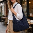 thumbnail image 6 of Solid Crossbody Commuter Shoulder Bag, Tote for Office and Daily Errands, 6 of 6