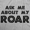 thumbnail image 4 of Youth Ask Me About My Lion Flip T Shirt Funny Crazy Cat Flipover Tee for Kids, 4 of 7