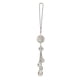 thumbnail image 1 of Accesorios de espejo de vista trasera Joyas colgante Joyas de acero inoxidable Rhinestone Charm Ornamento Decoraciones de automóvil Interior para mujeres Girls Blanco Inevent VI014324-01, 1 of 6