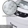 thumbnail image 6 of Costway White Portable Compact Electric Ice Maker Machine Mini Cube 26lb/Day, 6 of 8