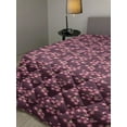thumbnail image 2 of Cherry Blossom Down Alternative Comforter, Watercolor Style Oriental Pattern with Sakura Branch, Microfiber Quilt for All Season, 5 Sizes, Hot Pink Green Brown, by Ambesonne, 2 of 3