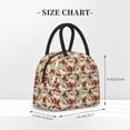 thumbnail image 2 of Fotbe Christmas Hat bear Bolsa de Almuerzo con Estampado, Lonchera Aislada, Contenedor de Comida Reutilizable Tipo Cooler a Prueba de Fugas, 2 of 6