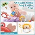 thumbnail image 3 of Musical Baby Crib Mobile with Projection Function & Night Light,Blue Hanging Rotating Rattles Remote Control Music Box,Toy for Infants 0-18 Months, 3 of 6