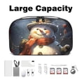 thumbnail image 3 of Christmas Travel Organizer Hard Drive Bags Cable Organizer Multi USB Cable Organizer Oxford Cloth Waterproof Electronics Storage Bag 5.9x9.44x3.14 in, 3 of 6