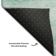 thumbnail image 5 of Addison Rugs Mayfield Premium Machine Washable Transitional Swirls Aqua Rectangle Rug, 8' x 10', 5 of 6