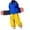 Blue, variant on ZQUUVOU Women's Winter Ski Suit with Bunny Ear Hood Color Block Windproof Waterproof Thermal Insulated Set Snowboarding Pink