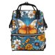 thumbnail image 1 of Easygdp Spring Butterfly Flowers para Bolsa de Bebé de Gran Capacidad con Múltiples Bolsillos, Bolsa de Pañales para Padres, Bolsa de Viaje Organizada y Elegante, 1 of 6