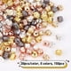thumbnail image 4 of 150 cuentas de lava natural galvanizadas de 8 mm, redondas y con baches, para pulseras, bisutería, 5 colores, 4 of 7