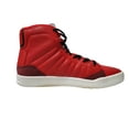 thumbnail image 4 of Divines Devil Men's Shoes Athletic Fashion Casual High Top Sneakers Faux Leather and Suede Red, 4 of 5