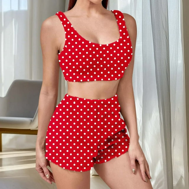Conjunto de pijama de terciopelo de doble cara para mujer, para casa, invierno, 1 camiseta + 1 pantalón, camiseta y pantalón de poliéster.
