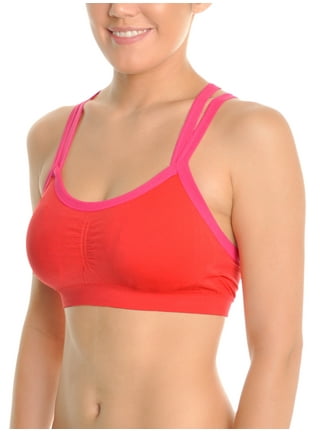 Angelina Wire-Free Seamless Sports Bra with Front-Zip Closure (6