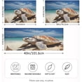 thumbnail image 4 of GZHJMY Satin Pillowcase for Hair and Skin, Sea Turtle Cooling Pillow Case with Envelope Closure Soft Breathable Silk Satin Pillow Cover for Sleeping King Size 40x20 in Home Decor, 4 of 7