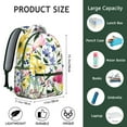 thumbnail image 6 of "Women's Fashion Backpack with Wildflower and Sunflower Print - Trendy School Bag for College, Large Capacity Backpack with Laptop Sleeve and Multiple Pockets", 6 of 6