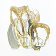 thumbnail image 2 of Vess, June Erica 12x12 White Modern Wood Framed Museum Art Print Titled - Metallurgy IV, 2 of 4