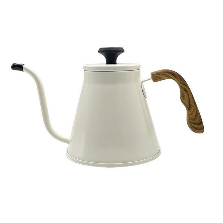 Tea Kettle with Thermometer Pot Black Gooseneck Kettle Teapot Pour Over Coffee Kettle with Thermometer 40 floz/1200ml Gooseneck Kettle with