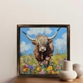 thumbnail image 6 of Highland Cow Wildflower Meadow Sky Wooden Sign Wall Plaque - Vintage Art Decoration, Wall Decoration - Ideal Gift For Home Decoration, Living Room, Bathroom, Bedroom, Garden, Dining, Bar, Cafe, Fes, 6 of 7