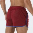 thumbnail image 2 of Plebaso Mens Mesh Running Shorts Breathable Workout Gym Shorts Casual Drawstring Sports Shorts Activewear, 2 of 4