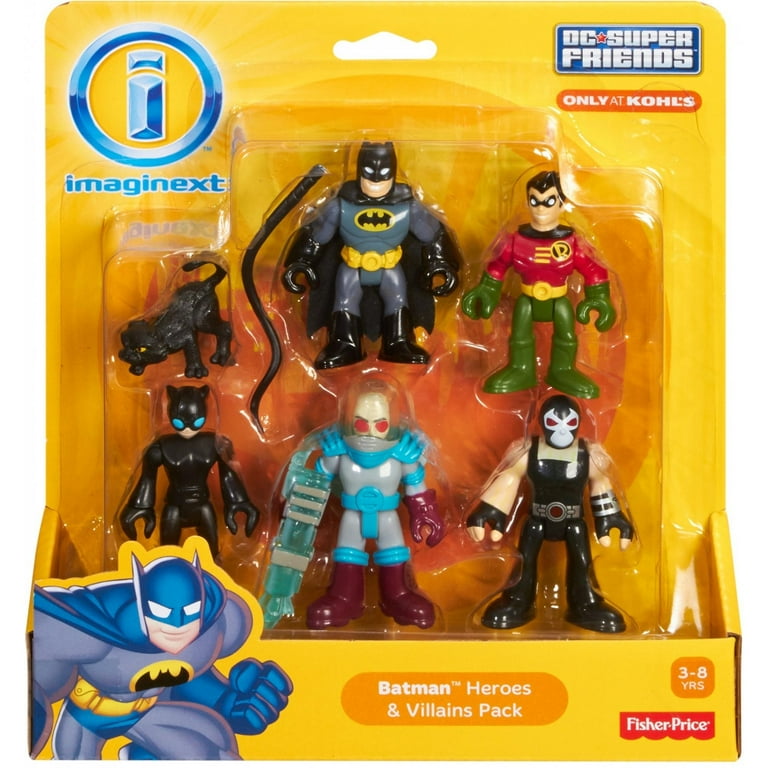 Imaginext DC Super Friends, Batman Heroes Villains Pack Batman