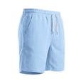 thumbnail image 6 of IhhxPro Big and Tall Men's Linen Athletic Shorts Cargo Men with Elastic Waist Quick Dry Multi Pocket Outdoor Casual Summer Loose Fit Lightweight Travel Hiking S-3XL, 6 of 8
