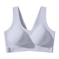 thumbnail image 6 of Endives Jelly Bra for Women Wireless Full Coverage Support Bra Back Hook Closure Soft Everyday Sleep Bra for Large Bust XL, 6 of 7