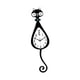 thumbnail image 5 of Reloj de pared con forma de gato, fácil de leer, con ilustraciones, decoración acrílica sencilla y baja Cola enroscada, 5 of 9