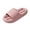 Pink, variant on Willtoo Womens Shower Shoes Open Toe Non Slip Slides Cozy Hollow Drain Slip on Sandals Lightweight Indoor Slippers