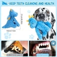 thumbnail image 4 of URRU Dog Toys Squeaky, Interactive Plush Dog Toy with Squeaker and Crinkle Paper, Suitable for Reducing Boredom and Anxiety, Cute Pet Toy for Small and Middle Dogs(Blue), 4 of 7
