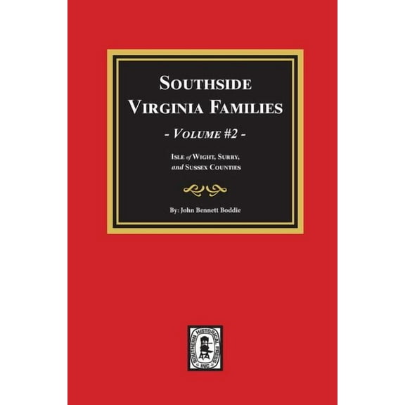 Southside Virginia Families, Vol. #2 (Paperback)
