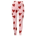 thumbnail image 4 of MKLEKYY Pantalones deportivos para mujer, leggings florales de cintura alta para yoga y fitness, pantalones deportivos de 5, 4 of 4