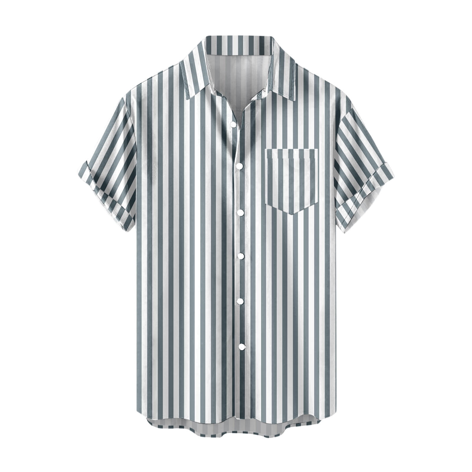 KaLI_store Golf Shirts for Men Men's Standard-Fit Short-Sleeve Printed ...