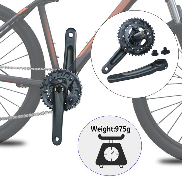 Bielas de bicicleta de montaña Cola 104BCD 64BCD 170mm Brazo de manivela de bicicleta