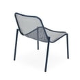 thumbnail image 6 of Stackable Chair Two Pieces, Matte Navy Blue Iron Technique, Handcrafted Details Applied, 26" X 22.08" 26", Seat 18" 19.5" 12.5 Chairs (2), Iron, Integrated,, 6 of 6