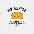 thumbnail image 4 of Inktastic My Auntie Loves Me with Taco Illustration Boys or Girls Baby T-Shirt, 4 of 5