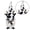 Little feet, variant on SDFGTstore Cattle Cow Face less Doll Decorations Black White Fabric Art Cow Decorations