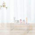 thumbnail image 2 of Acrylic Display Stand 3-Tier Shelf, Clear Glass Look Multi-Layer Organizer for Collectibles Jewelry Cosmetics, Reusable Showcase Rack for Cabinet Countertop Decor, One Acrylic Display Stand, 2 of 6
