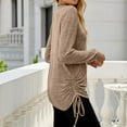 thumbnail image 4 of Aloohaidyvio Tops and Blouses ,Womens Autumn/Winter Long Sleeve V-Neck Loose T-Shirt Long Sleeve Crew-Neck Top, 4 of 4