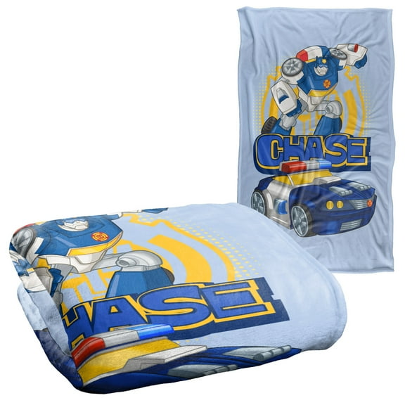 Transformers Chase Silky Touch Super Soft Throw Blanket 36' x 58'