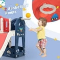 thumbnail image 4 of Nyeekoy 7-In-1 Slide Climber Playset Playground Climbers with Basketball Hoop, Age 1-12, 4 of 14