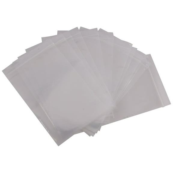 Seismic Audio Reclosable and Resealable 2 MIL Poly Zip Lock Bags, Durable, SA-B46, 4" x 6" Size, Pack of 100