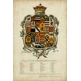 thumbnail image 2 of Edmondson 13x18 Gold Ornate Wood Framed with Double Matting Museum Art Print Titled - Edmondson Heraldry II, 2 of 4